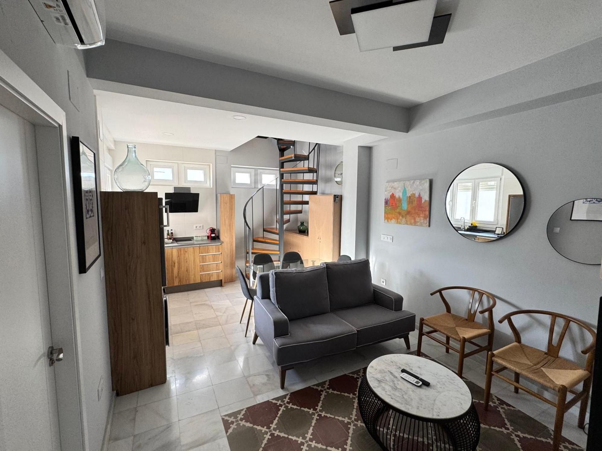 セビリアCasa De La Columna, Trianaアパートメント エクステリア 写真